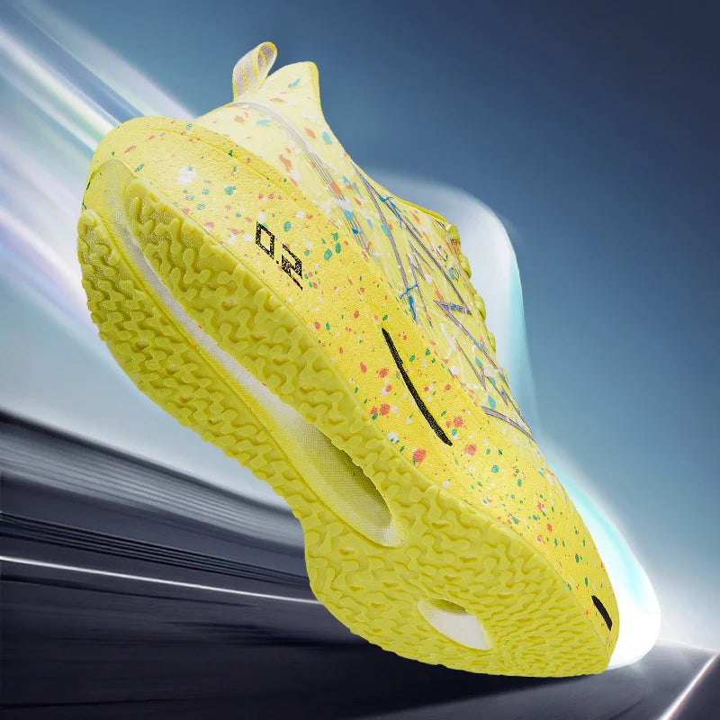 Men's Sneakers Marathon Carbon Plate Air Cushion Sports Walking Shoes Men Trend Breathable Lightweight Women's Athletic Sneakers