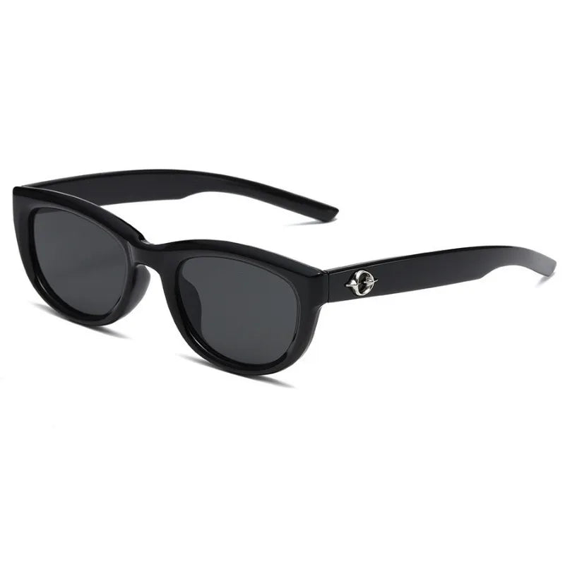2PCS Y2K Fashion Korean Sweet Cool Spicy Girl Sunglasses For Women Men