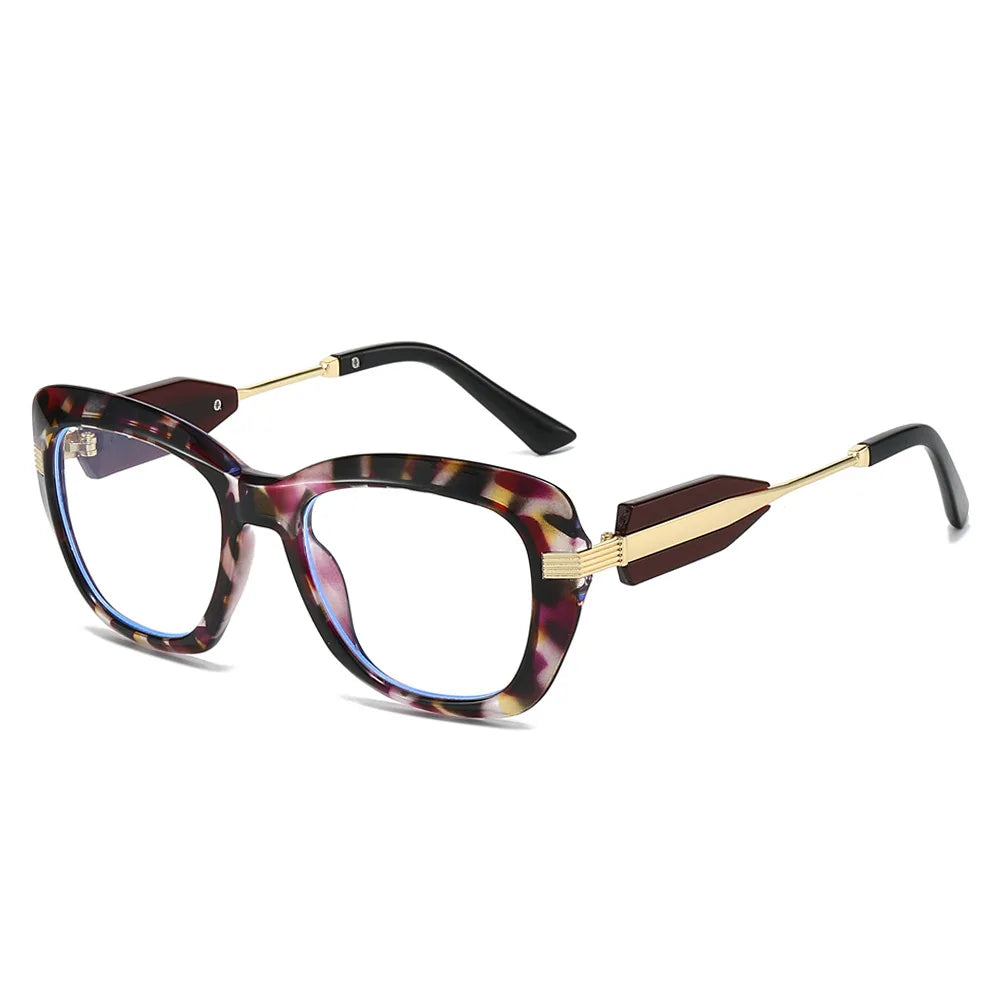 JNPCXI New Fashion Cat Eye Women Sunglasses Retro Green Colorful Gradient Shades UV400 Men Trending Sun Glasses