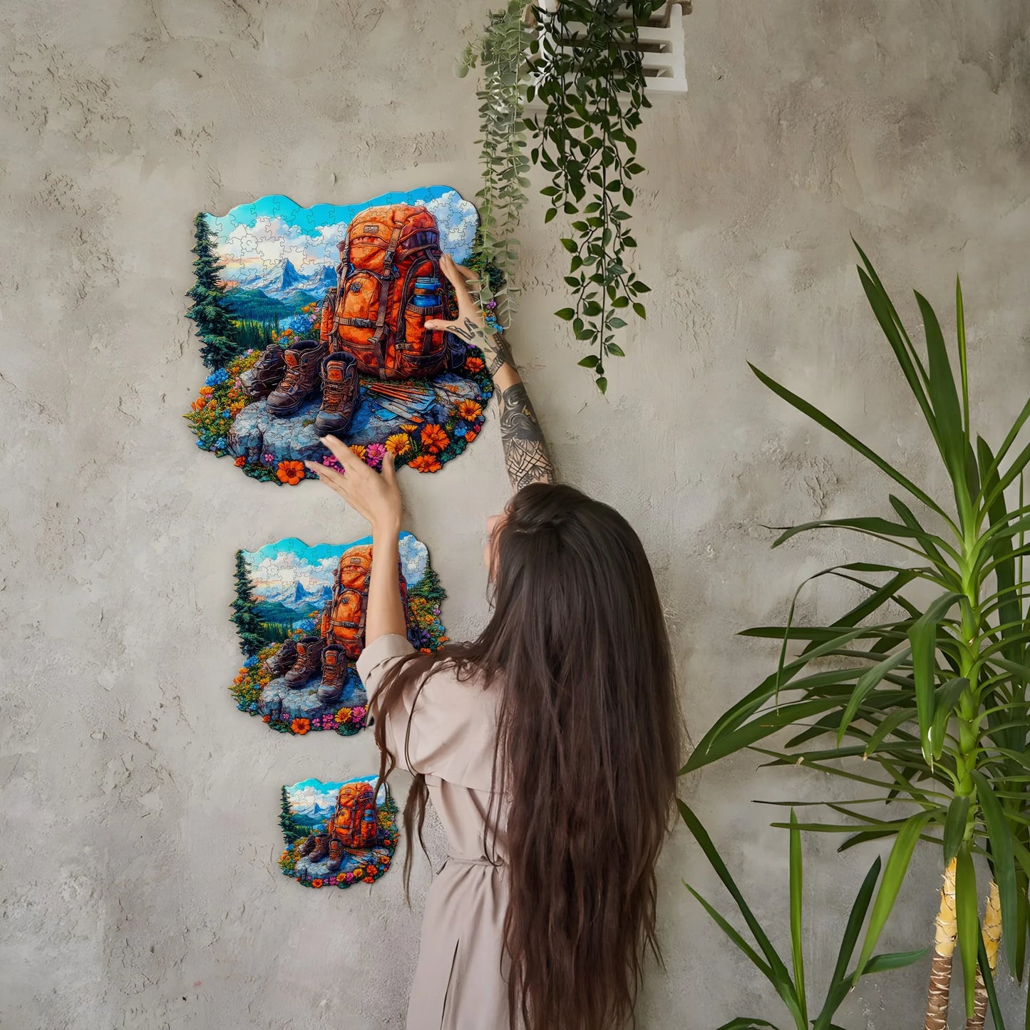 Forests and Lakes Wooden Jigsaw Puzzle Beautiful Wooden Decor Christmas and Halloween Gift Toy For Teen And Kid