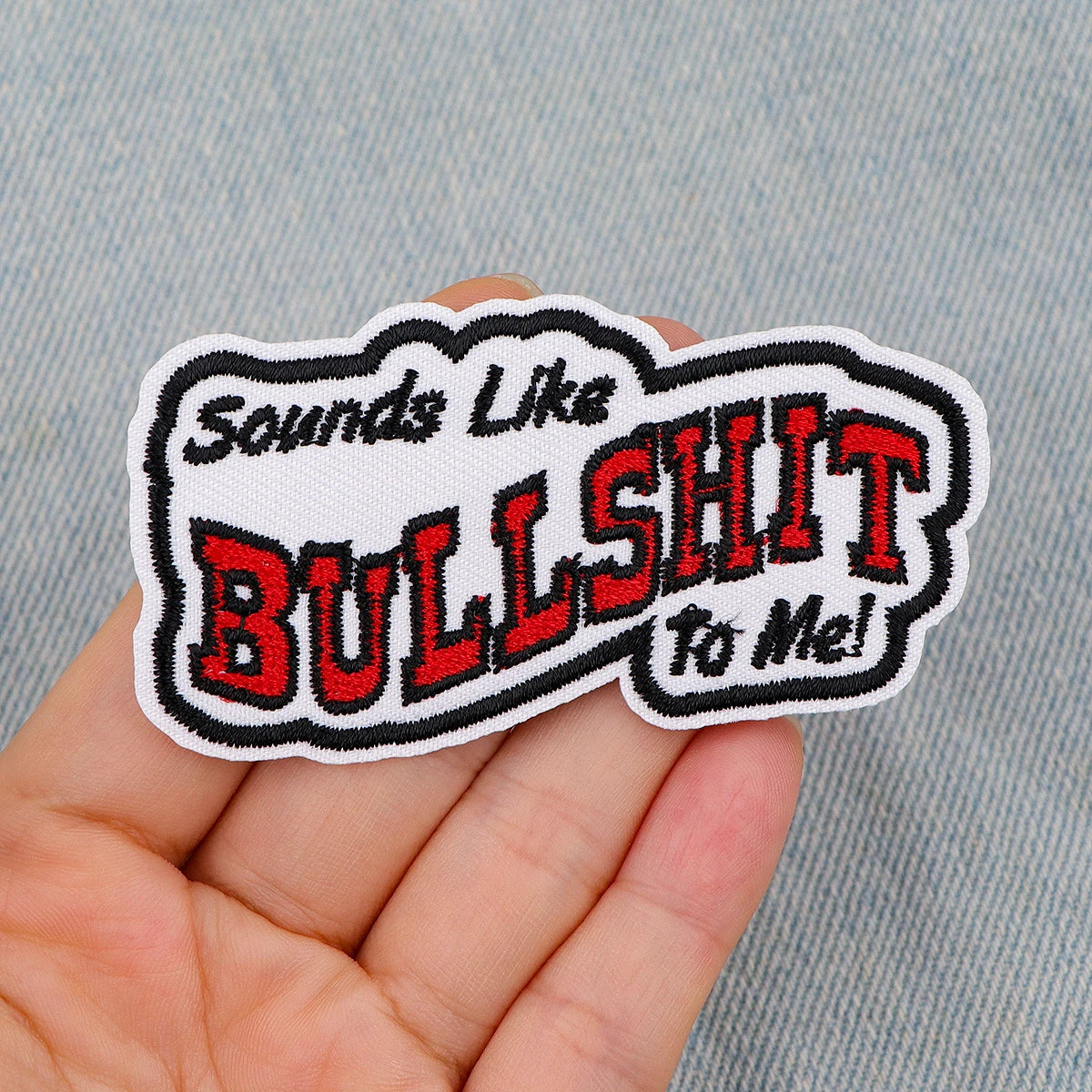 Cute Raccoon Embroidery Patch Funny Quotes Iron On Patches For Clothing Thermoadhesive Patches On Clothes DIY Sew Badges