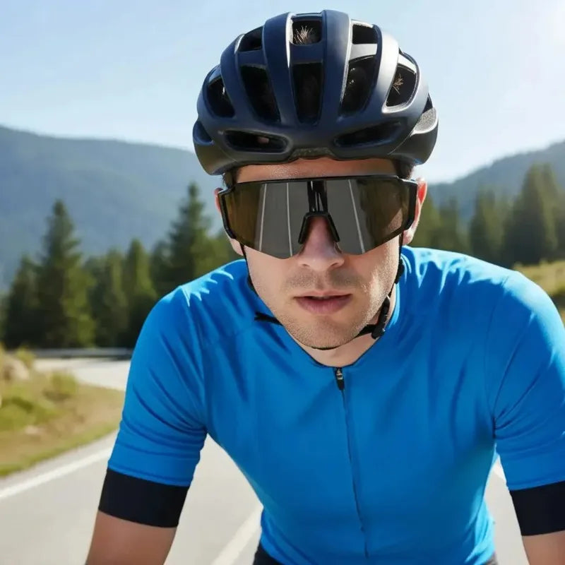 Men Cycling Glasses UV Protection Anti-fog Outdoor Sports Bike Shades Riding Running Eyewear Goggles