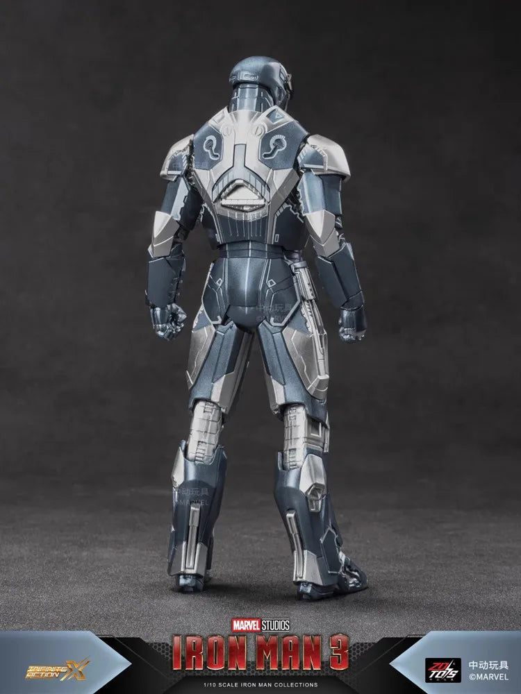 ZD Marvel Toys 1:10 Iron Man Mark40 MK40 Shotgun Tony Stark Armor Action Figure