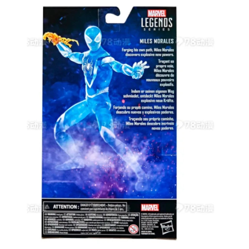 Original Hasbro Marvel Legends Series Spider-Man Miles Morales Action Toy Figure Collection Gift