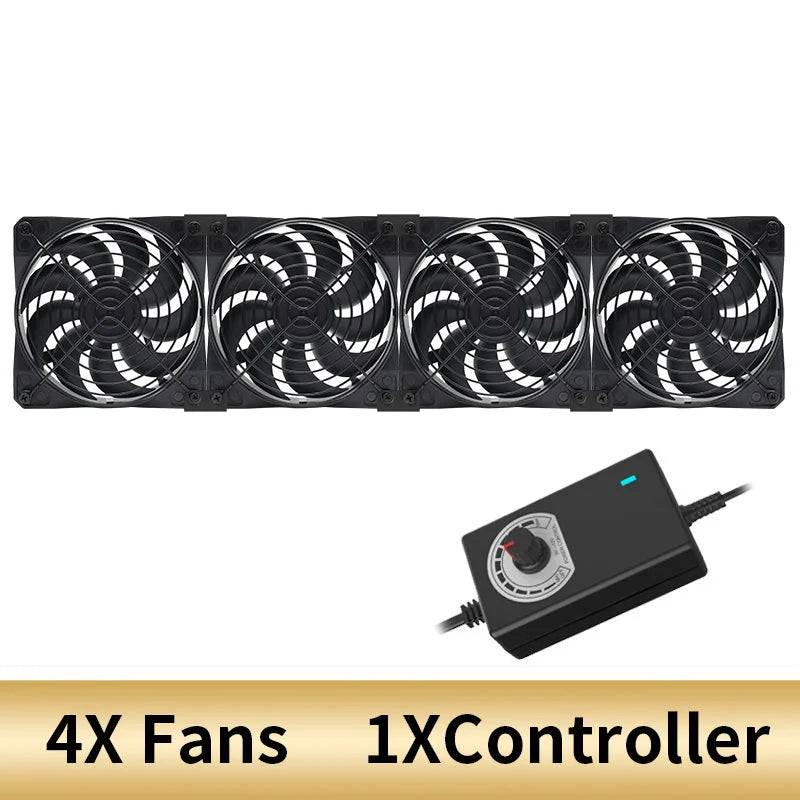 EU Plug 120mm 3000RPM Cooling Fan 12V/220V Mining, Server, Cabinet, Workstation