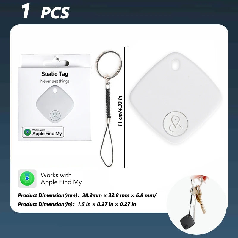Bluetooth Mini Tracking Device for Apple Find My APP Smart Tag GPS Lost Tracker
