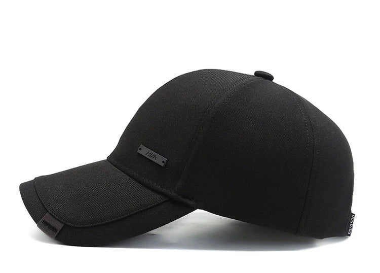 Unisex Hua Label Baseball Caps Hip Hop Cap, Outdoor Adjustable Hat Sunscreen Hat