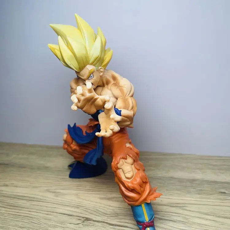Dragon Ball Z Son Goku Battle Damage Shockwave Manga Statue PVC Action Figure