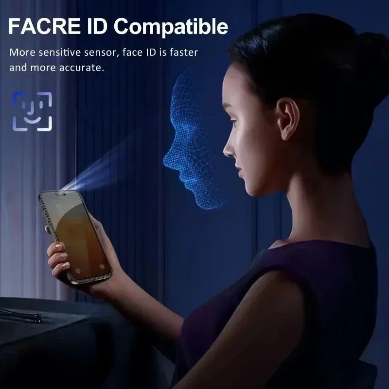 5Pcs Privacy Screen Protector for iPhone 16 15 14 13 12 11 Pro Max Mini XR XS