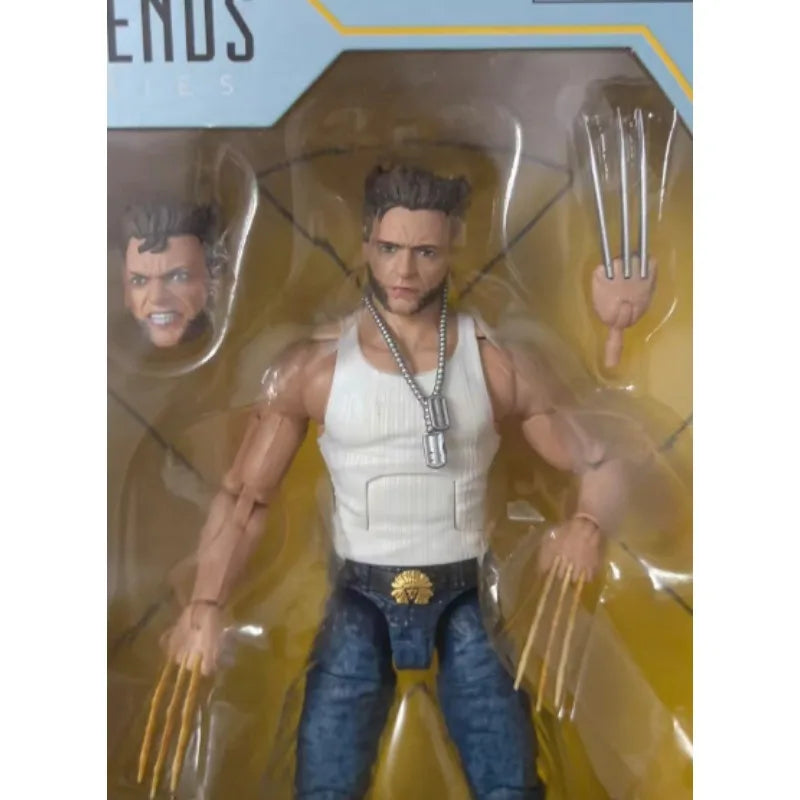 Original Hasbro Marvel Legends Series WOLVERINE Anime Figure Toy Collection Gift