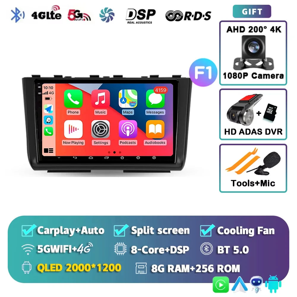 For Hyundai Creta 2 IX25 2021 2K 12+256 QLED Android 15 CarPlay Car Radio Multimedia Video Player GPS stereo Head Unit 4G WIFI