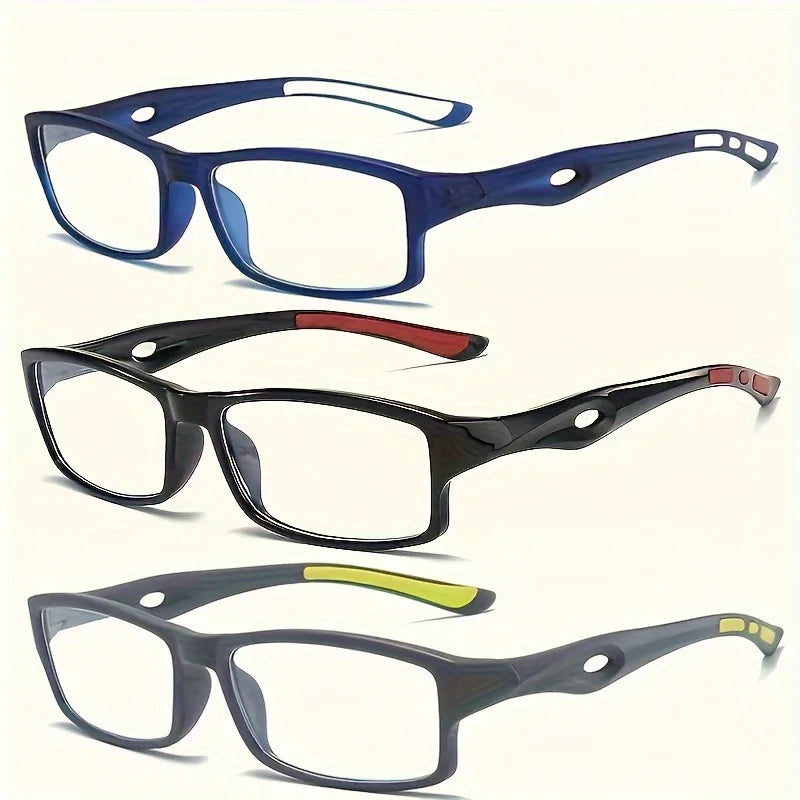6 Pairs of Ultra Light Sports Reading Glasses for Both Men and Women Drop Resistant Fatigue Reducing+1.0 To+4.0 Degrees
