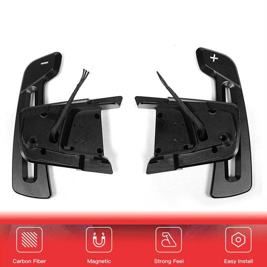Steering Wheel Shift Paddle Carbon Fiber Magnetic Shifter For Volkswagen GTI Golf 7 Golf R MK7/7.5 VW GTI Scirocco Arteon