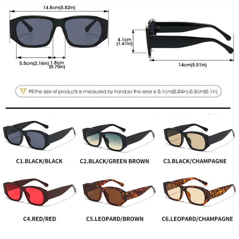 JNPCXI Luxury Brand Designer Square Sunglasses Women UV400 Sun Glasses Ladies Daily Causal Shades Suitable Sun Pieces Gafas