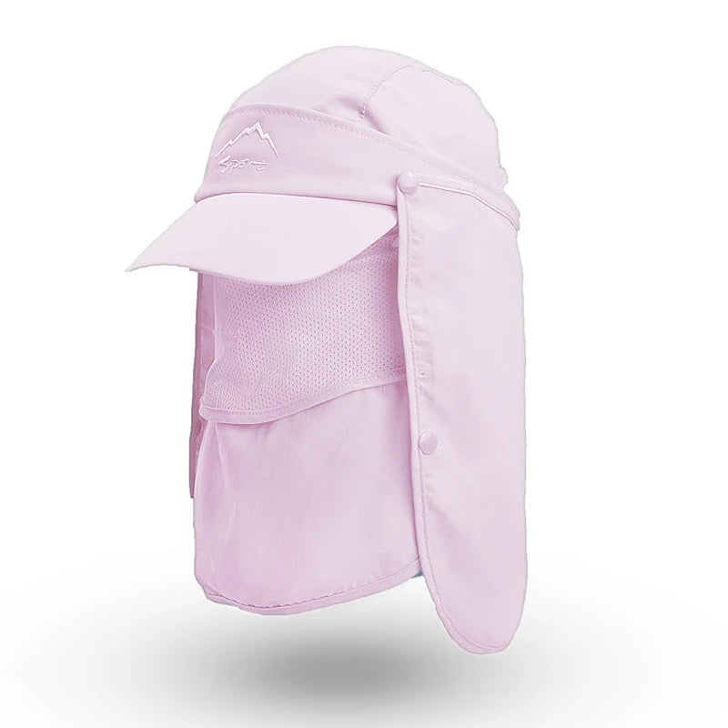 9071-Multifunctional sun hat summer speed dry outdoor fishing hat man sun hat baseball cap male cross-border
