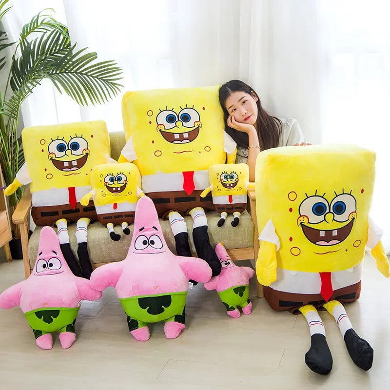 Big Size Cute SpongeBob Patrick Star Cushion Very Soft Hug Cartoon Anime Pillow