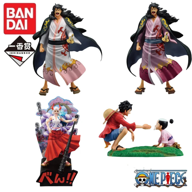 Special OfferIn Stock 100% Original Bandai Ichiban Kuji Anime One Piece Yamato Luffy Kozuki Momonosuke Figure Mol Genuine Boxed