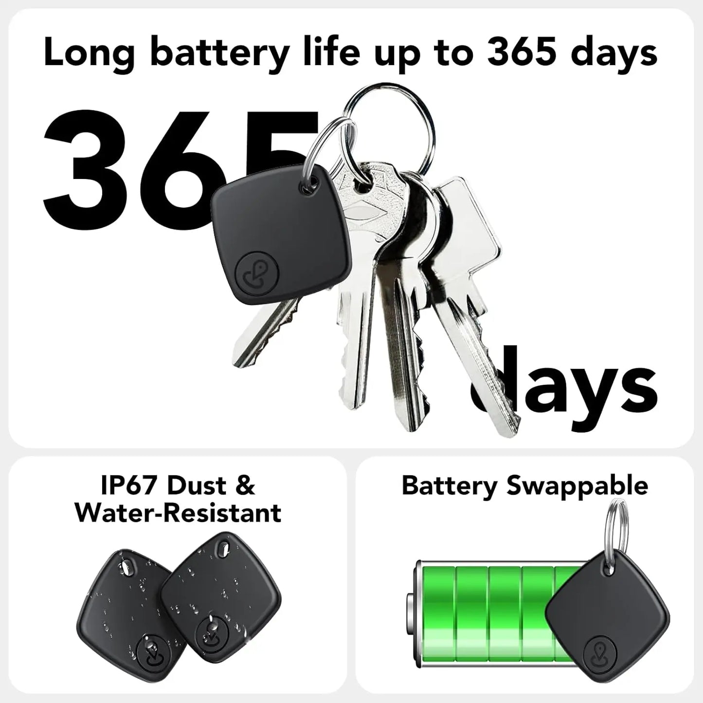 Bluetooth Mini Tracking Device for Apple Find My APP Smart Tag GPS Lost Tracker