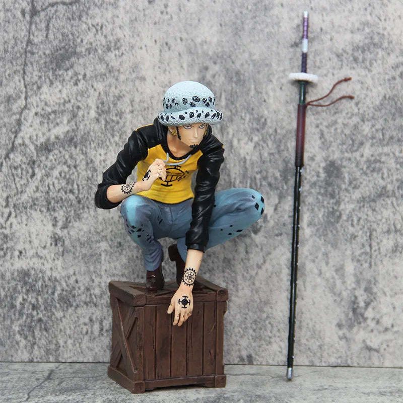 8.30" One Piece Figures Trafalgar D. Water Law Action Figures Anime PVC Model