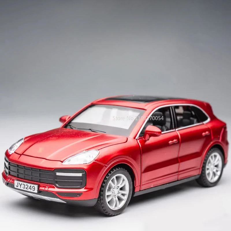 1:32 911 Targa 4S Cayenne Diecasts Model Alloy Boys Toys Miniature Supercar 4 Door Opened Vehicle Collectibles for Kid Toy Gifts