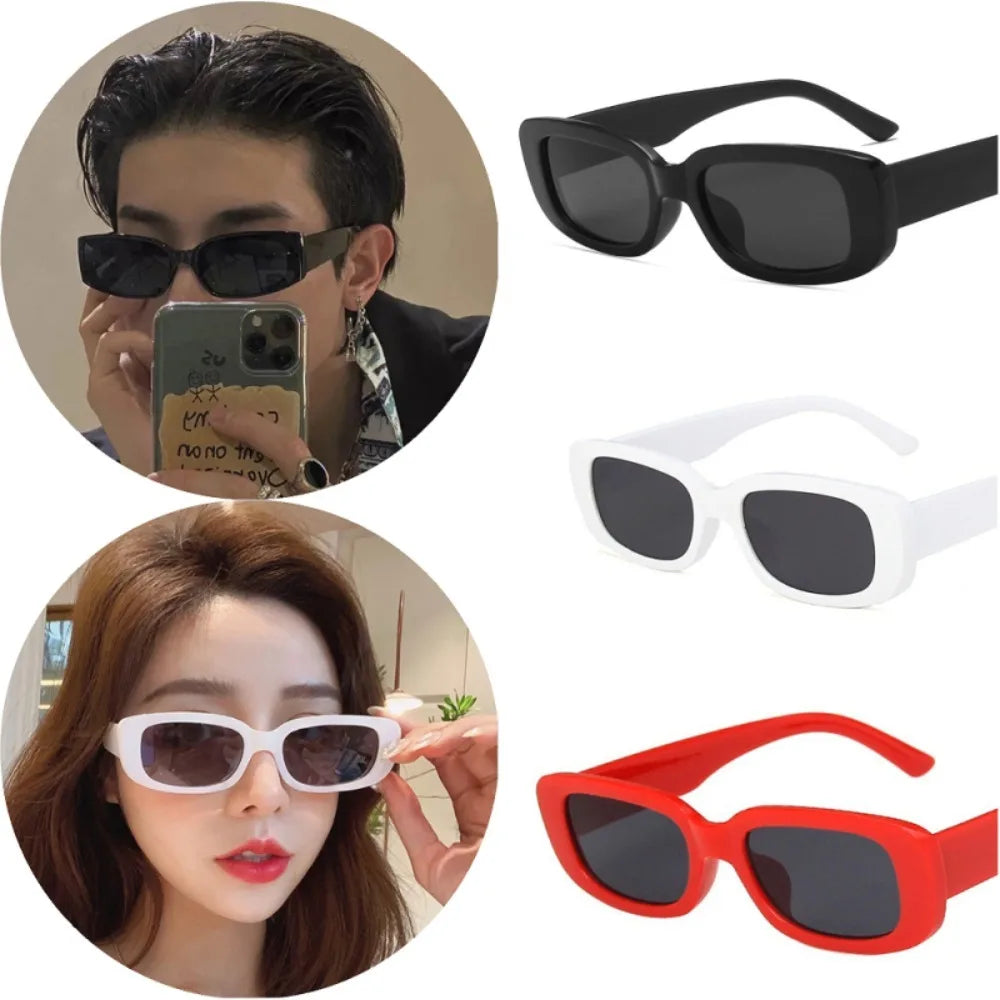 Korean Style Rectangle Sunglasses Fashion Fun Cute Ladies Eyewear Jenny Style Sun Glass