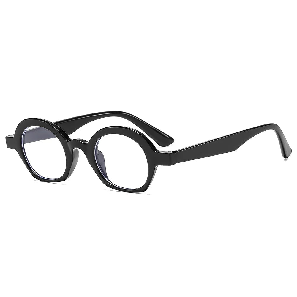 JNPCXI New Fashion Round Glasses Frame Women Clear Anti Blue Light Eyewear Vintage Men Optical Frame Prescription Glasses