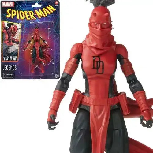 Original Hasbro Marvel Legends Series SPIDER-MAN ELEKTRA NATCHIOS DAREDEVIL Anime Figure Toy Collection Model
