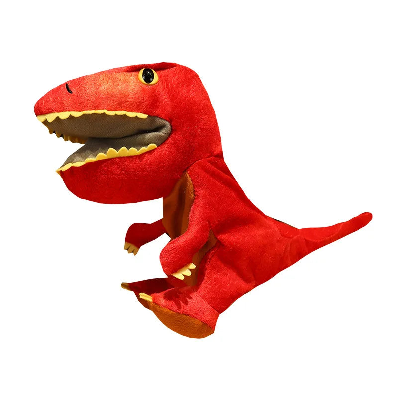 Cute Dinosaur Children's Finger Dolls Can Move And Open Their Mouths Hand Puppets Telling Learning Funny Accompany Toy Gift