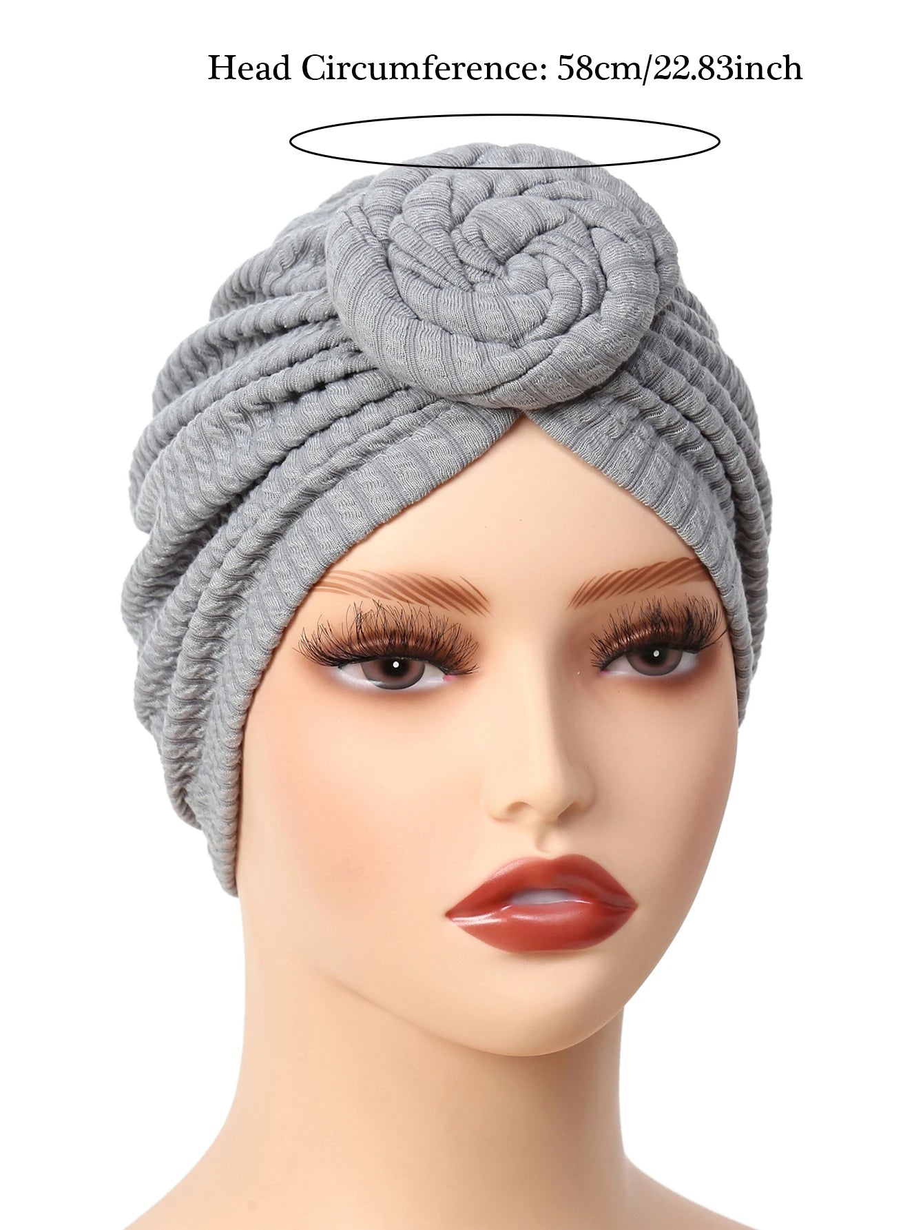 Fashion Women Turban Hijab Hats African Head Wraps Soft Elastic Muslim Hats Breathable Chemo Cap For Women Girls
