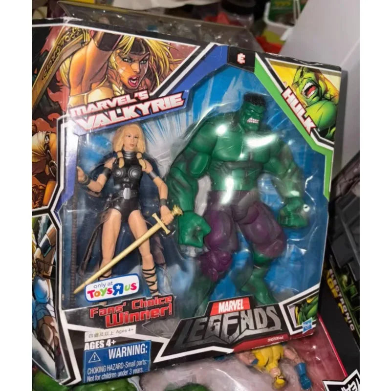 Original Hasbro Marvel Legends Series HULK/VALKYRIE Anime Figure Toy Model Collection