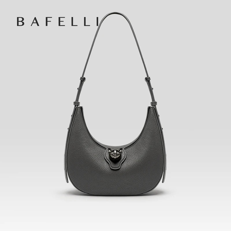 BAFELLI NEW WOMEN HANDBAG CAT SERIES LEATHER LUXURY BAG FASHION RETRO SHOULDER