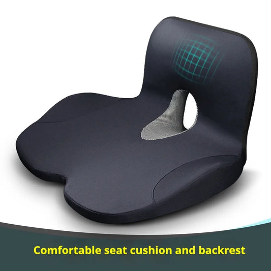 L-Shaped Cushion Memory Foam Office Chair Seat Cushion AntiSlip Increase Support
