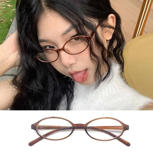 Y2K Street Millennium Spicy Girls Clear Lens Computer Eye Protection Eyeglasses
