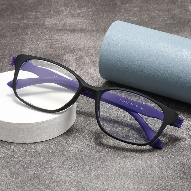 Aesthetic Reading Glasses Anti Radiation with Grade +100~400 for Women Anti Blue-light Eye Protection Computer Eyewear