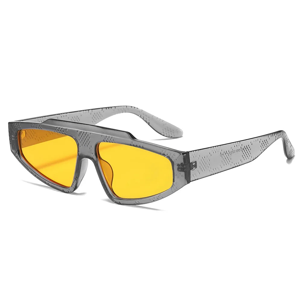 JNPCXI Ins Hot Fashion Square Women Luxury Sunglasses Retro Men Breathable Design Shades UV400 Sun Glasses