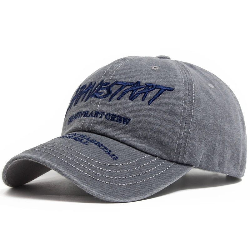 Fashion Women's Baseball Cap Embroidered Cotton Soft Top Men's Caps Casual Retro Travel Visor Hats Summer Sports Trucker Hat