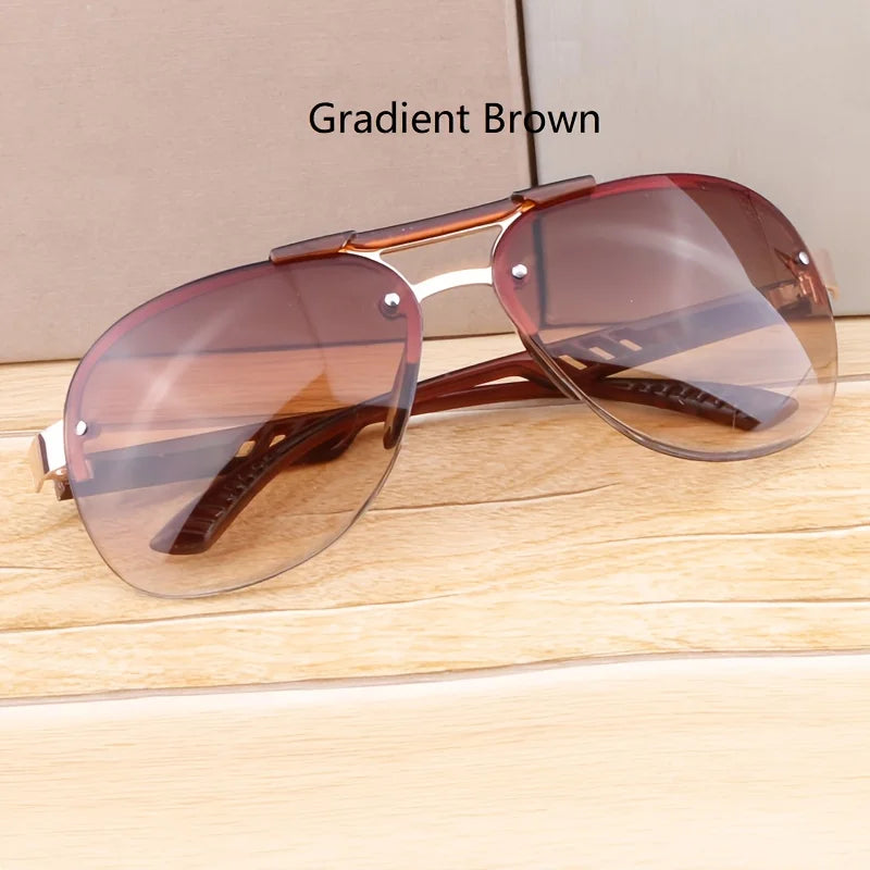 Fashion Vintage Gradient Aviator Sunglasses Men Women Fishing Driving Sun Glasses Retro UV400 Eyewear