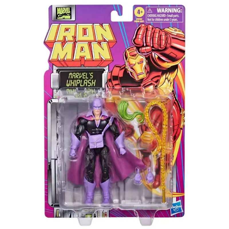 Original Hasbro Marvel Legends Series IRON MAN Marvel's WHIPLRSH Anime Figure Toys Ornaments Collection
