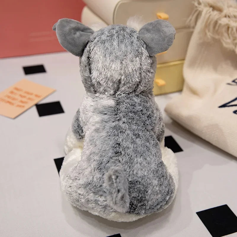 Cute Schnauzer Dog Plush Toys Triver Stuffed Animals Doll Puppy Kids Children Adults Boys Birthday Gifts Home Decor Crafts