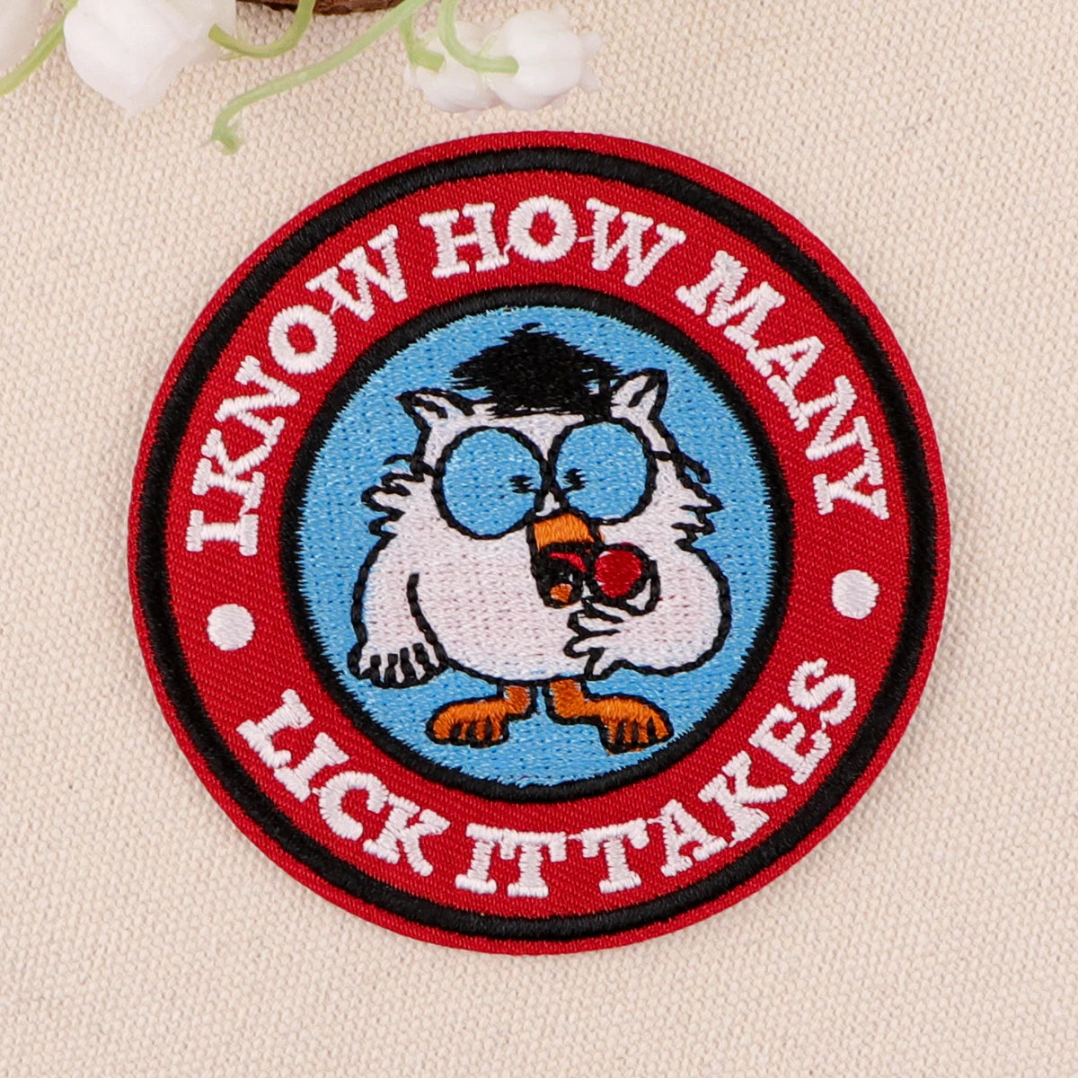 Cute Owl Embroidery Patch Funny Quotes Iron On Patches For Clothing Lollipop Thermoadhesive Patches On Clothes DIY Sew Badges