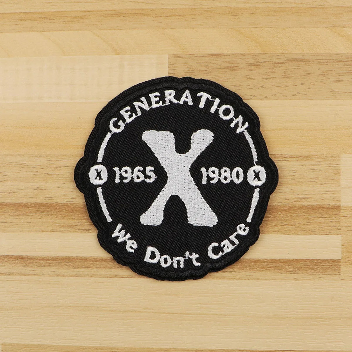 Generation Embroidery Patch 1965 x 1980 Iron On Patches For Clothing Thermoadhesive Patches On Clothes DIY Sew Badges