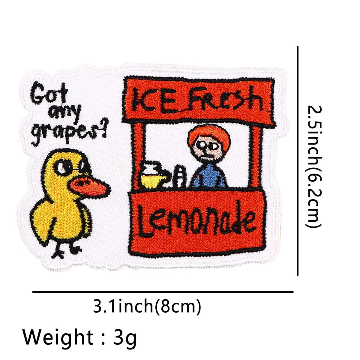 Funny Duck Quotes Patch Iron On Patches For Clothing Stickers Cute Cat Embroidered Patches On Clothes DIY Clothes Stripes