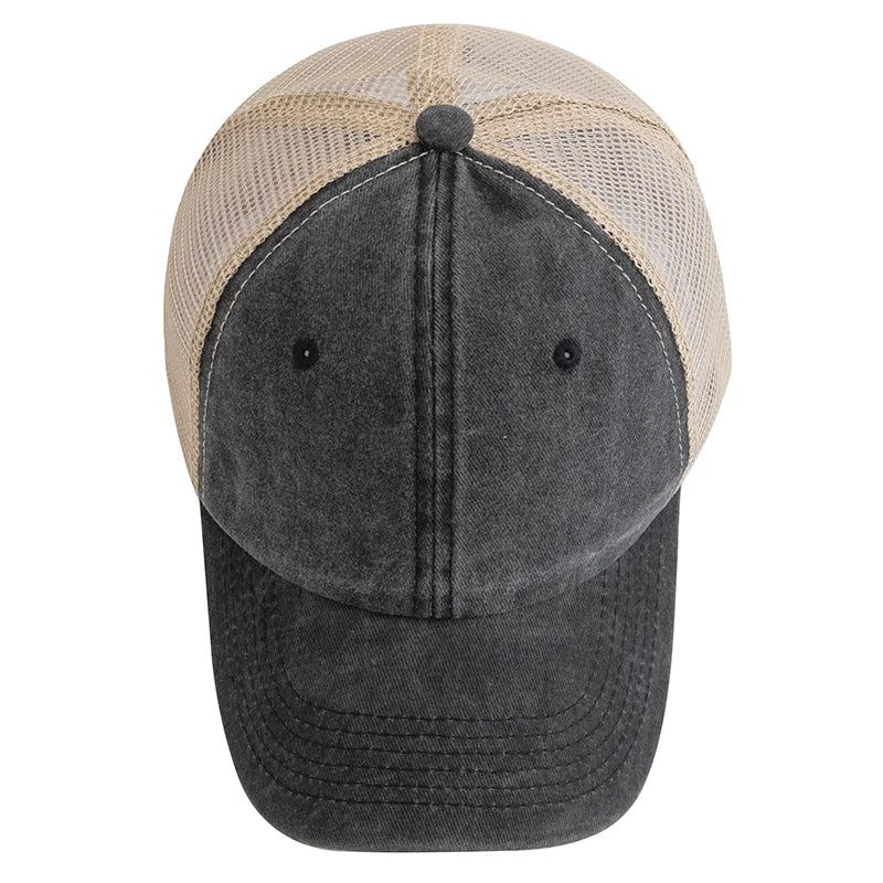 Hot Sale Trucker Hats MultiColor Plain Baseball Cap Women Men Washed Cotton Caps