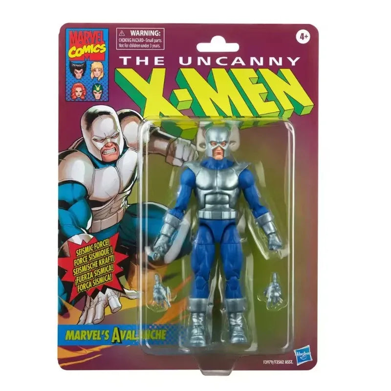 Original Hasbro Marvel Legends Series X-Men THE UNCANNY Avalanche Action Toy Figure Collection Figures