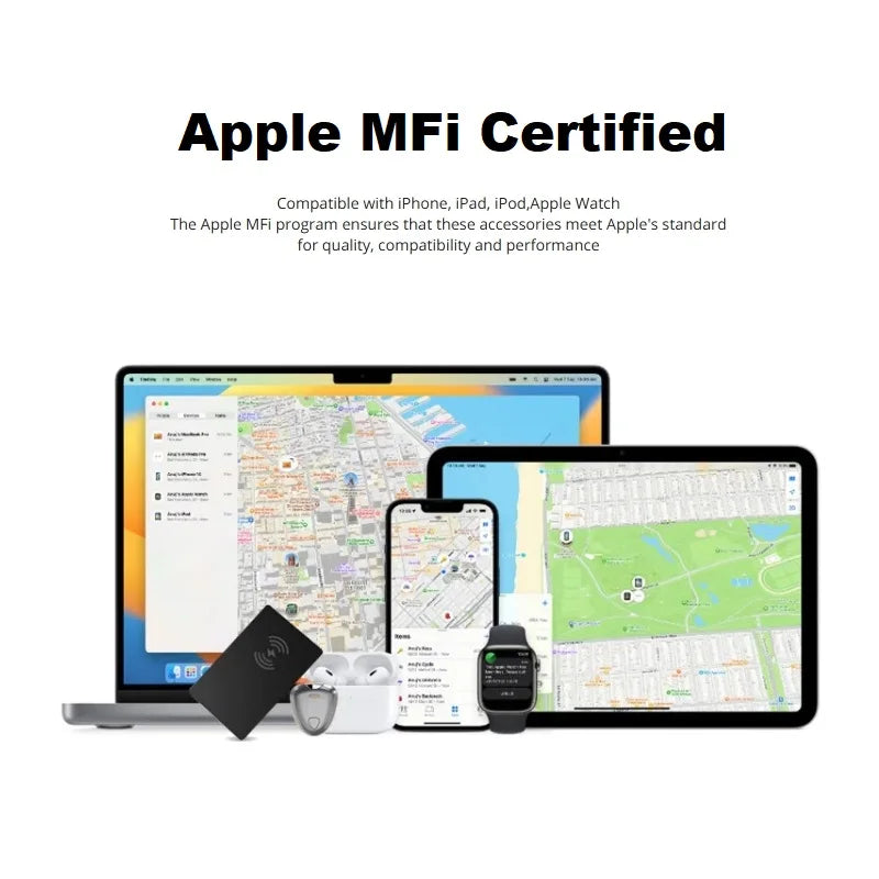 Smart wallet tracking card wireless charging GPS locator UltraSlim Antilost card