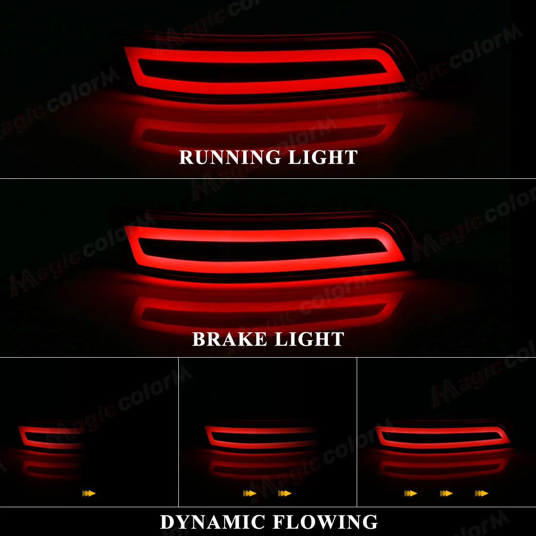 For Toyota Corolla Altis 2014 2015 2016 2017 2018 For Lexus GS250 ES250 Car Rear Bumper Reflector Lights Turn Signal Brake Lamp