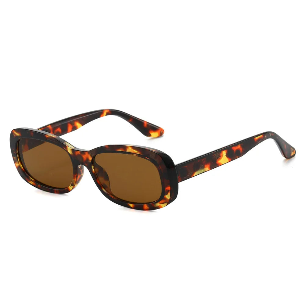 JNPCXI Fashion Small Frame Oval Sunglasses Classic Men's Vintage Sun Glasses Women Outdoor Leisure Eyewear UV400 Oculos De Sol