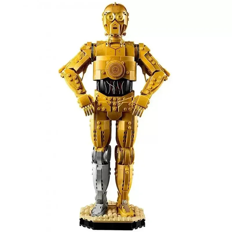 New 1140pcs MOC 75398 Space Wars C-3PO Droid Figure Action Model Building Blocks