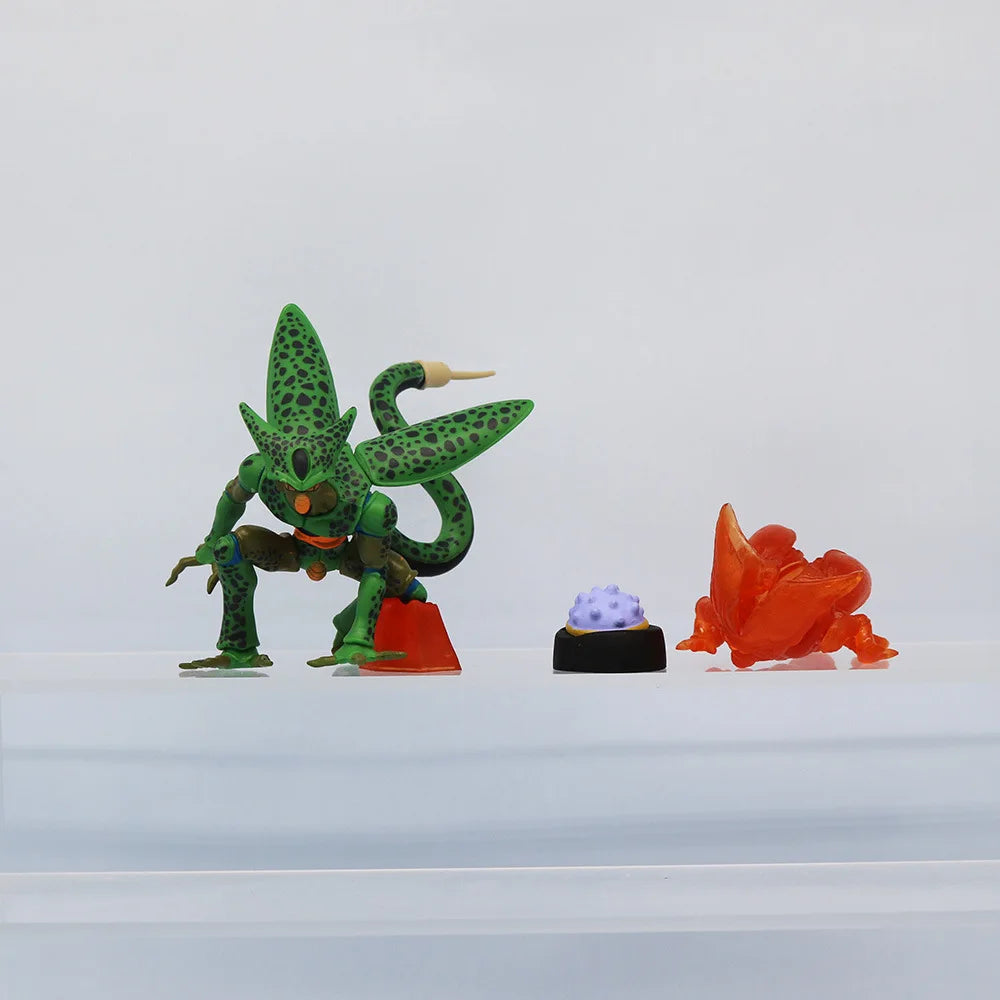 7pcs/set Dragon Ball Z Cell Family Figure Cell Pvc Action Figures Collection Model Toys For Children Gifts