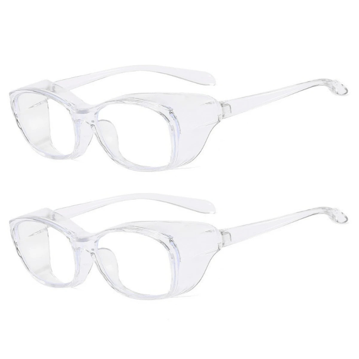 2Pcs Safety Glasses Anti-fog Safety Glasses Blue Light Blocking Glasses Anti Pollen Goggles